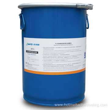 PUR adhesive for compound
